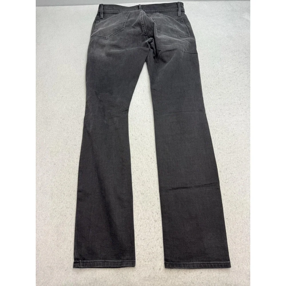 Frame Denim Jeans Mens 33x32 Gray Charcoal L'Homme Skinny Distressed Stretch